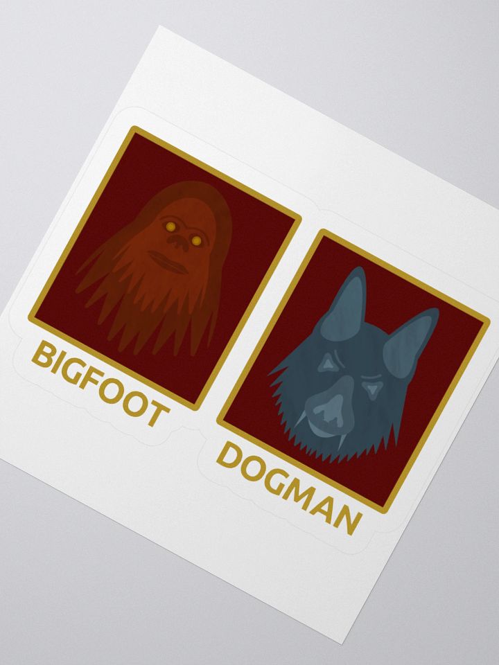 Bigfoot & Dogman Stickers product image (2)