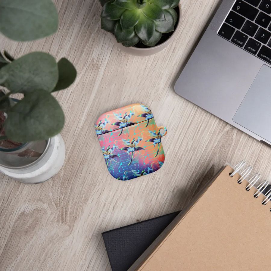 Floral Tech Lilies AirPods® Case for styllish techi ladies daughters friends product image (9)