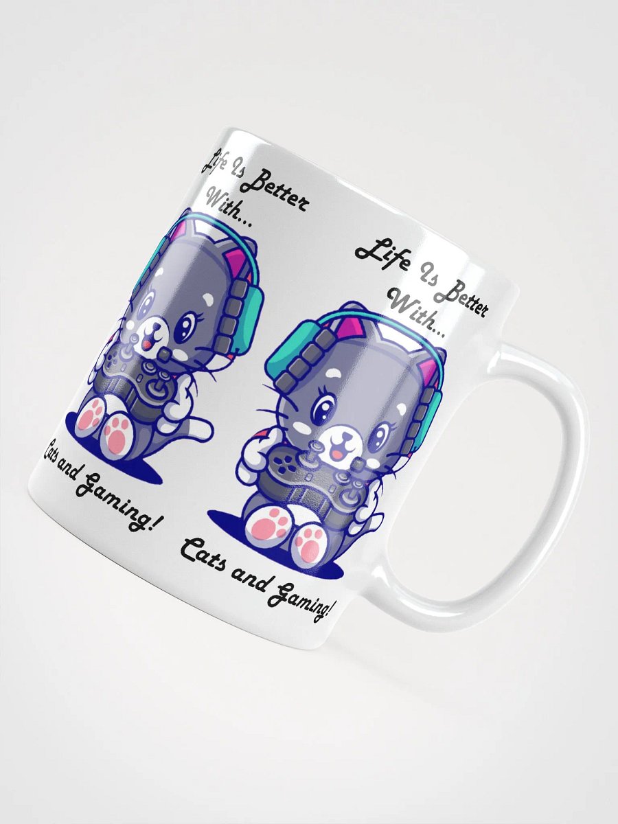 Cats and gaming mug product image (7)