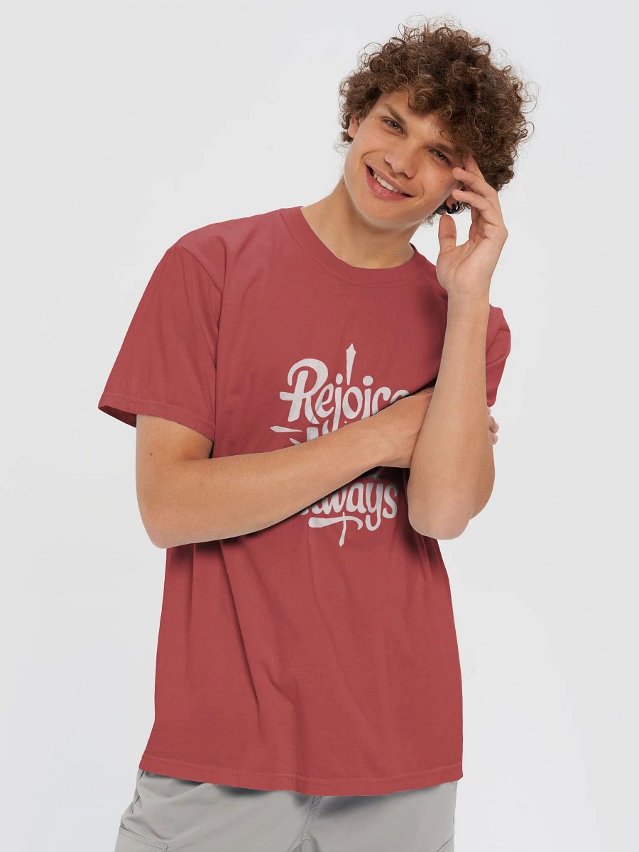 Rejoice in the Lord Always – Philippians 4:4 Bible Verse Comfort Colors T-Shirt product image (6)