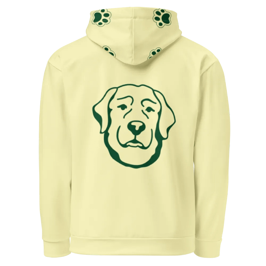 Lingling Kwong Golden Retriever Unisex Hoodie (Pale Yellow) product image (3)