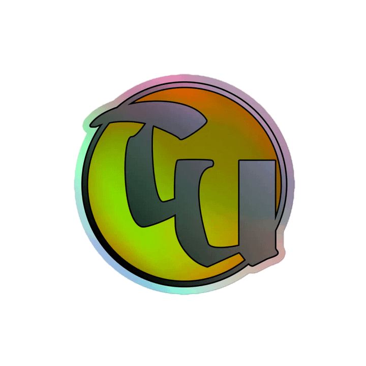 TU Holographic Sticker product image (1)