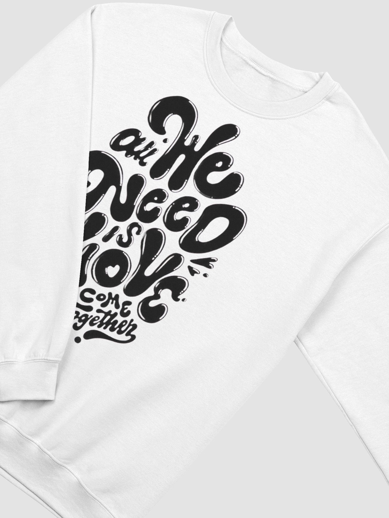 Curvy Love Stylized Crewneck Sweatshirt product image (2)