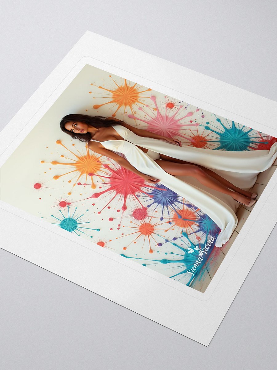 Boho Splash Sticker – Colourful Wanderlust Energy product image (3)