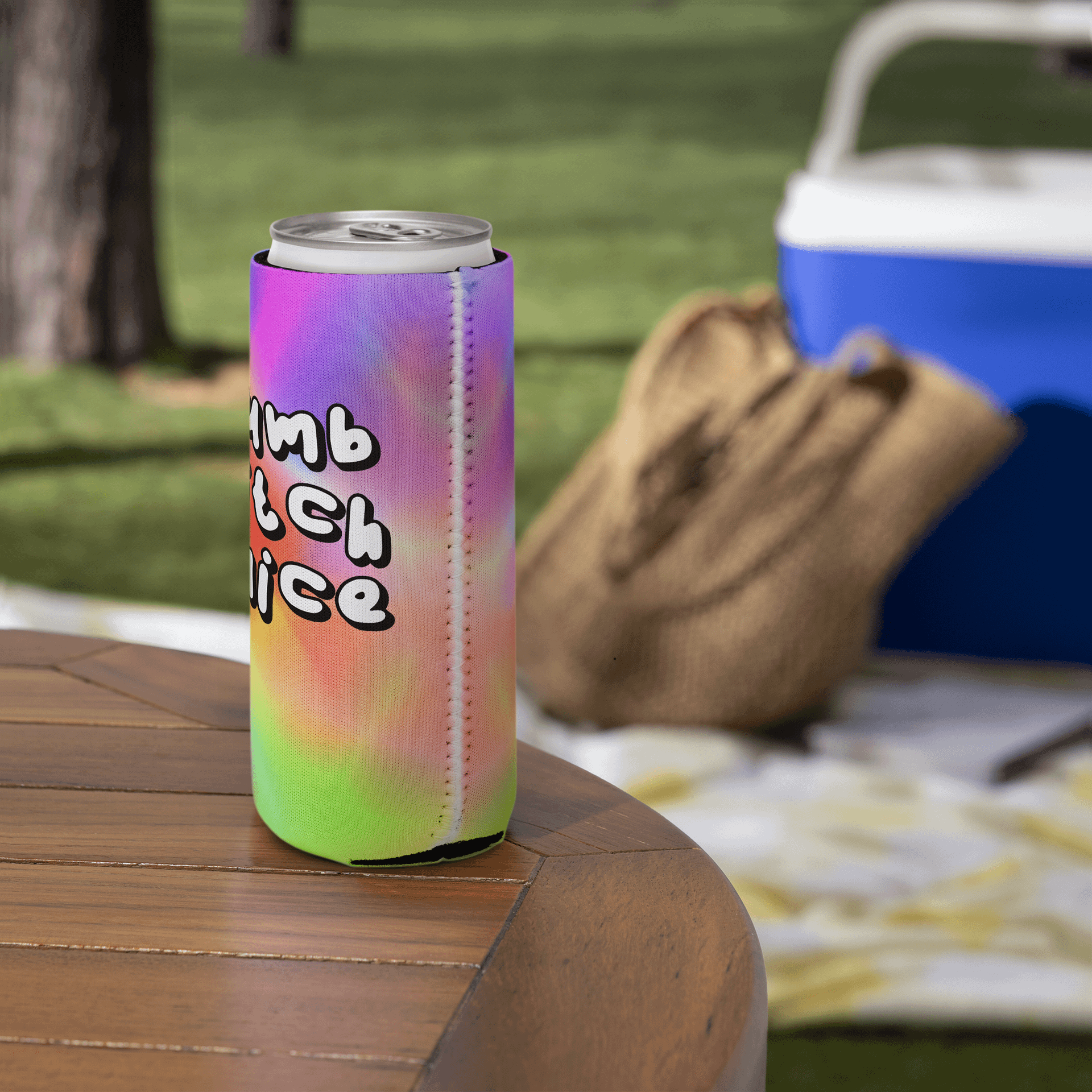 Tie Dye Dumb Bitch Juice Coozie product image (14)