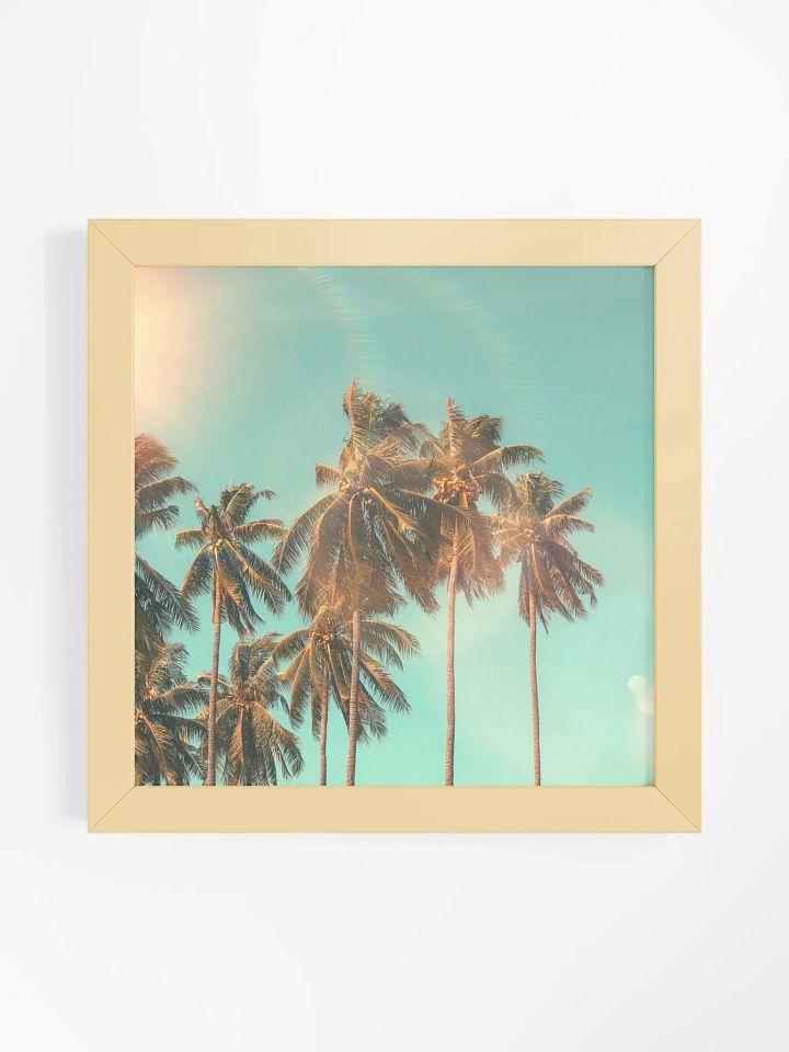Summer Vibes Framed Matte Poster - Square product image (1)