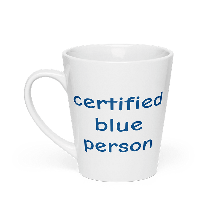 Certified Blue Person Latte Mug 12oz product image (1)