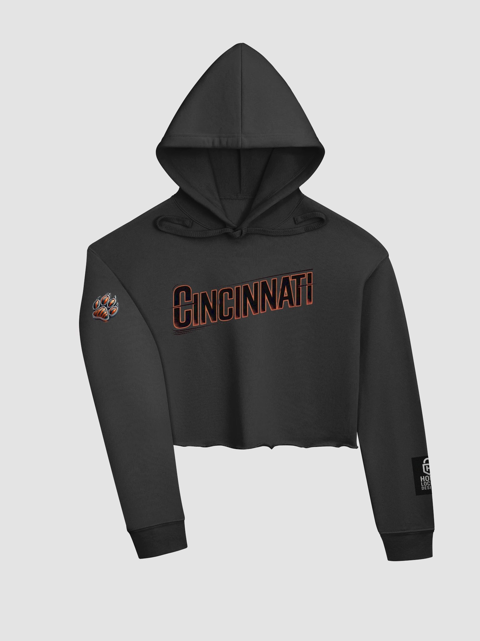 Tiger Pride | Crop Hoodie | Cincinnati | Football | Home Locker product image (3)