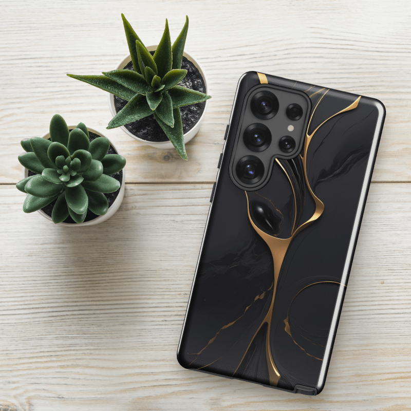 Tough Case for Samsung – Golden Noir Elegance product image (48)