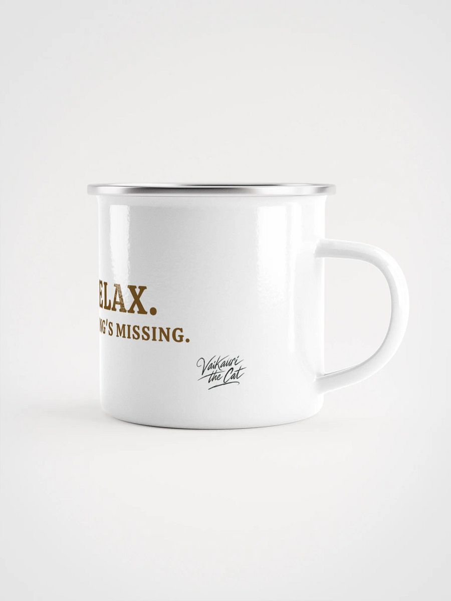 Vaikauri Cat Enamel Mug product image (1)