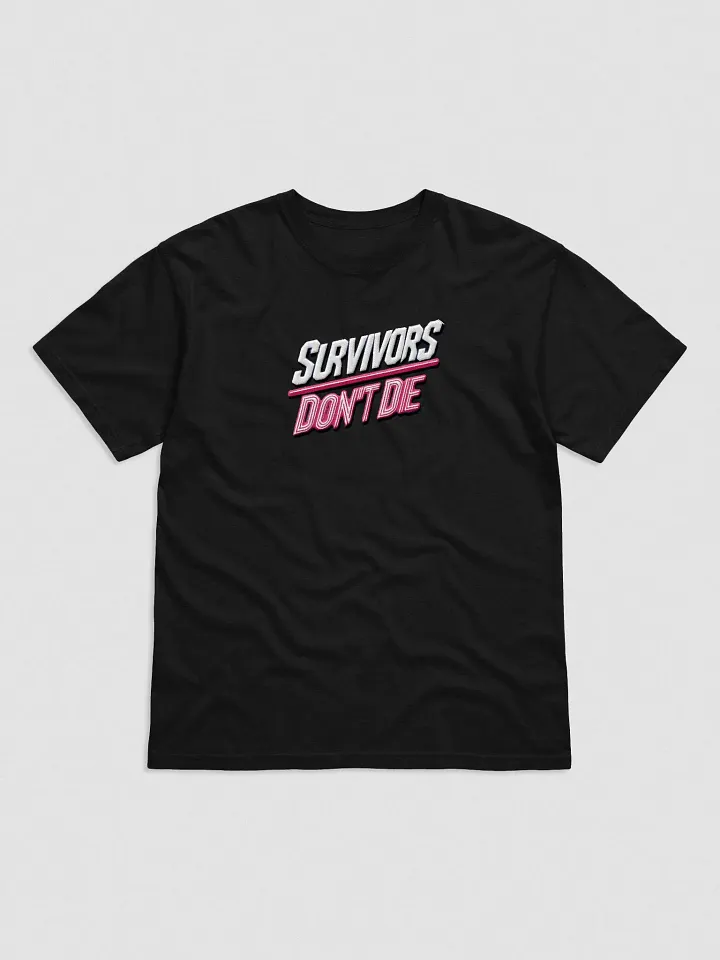 Survivors Don’t Die Embroidered T-Shirt product image (2)