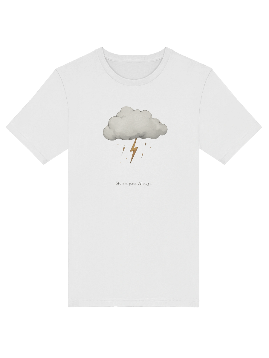 Storms Pass. Always – Minimalist Storm Cloud T-Shirt product image (5)
