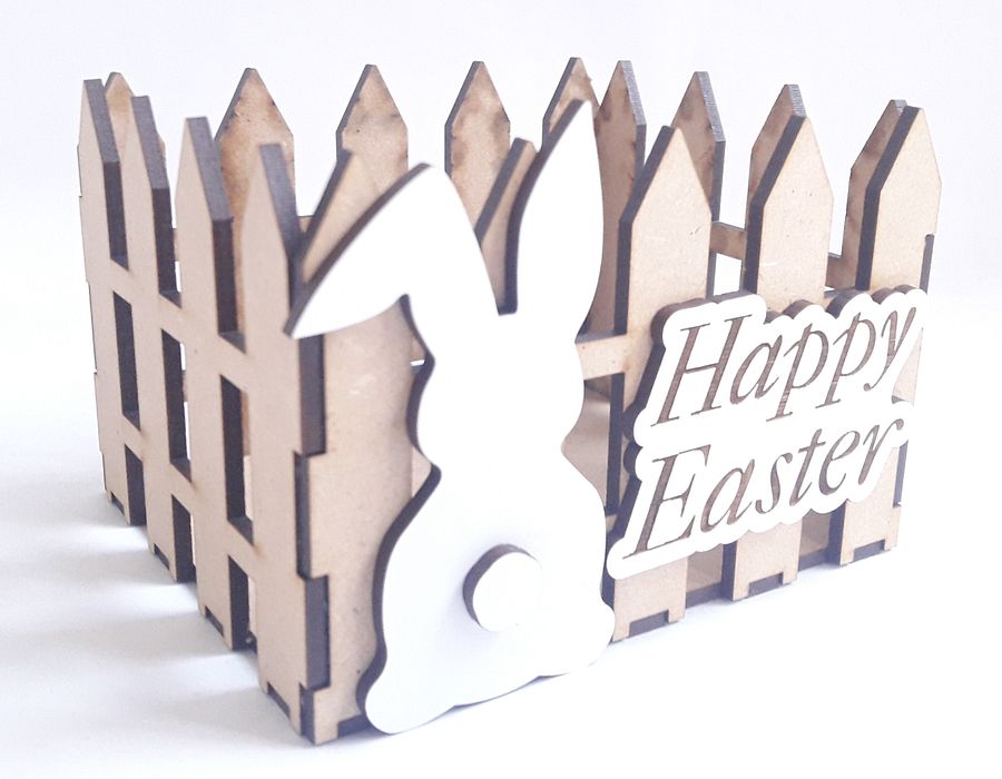 Easter Fence Basket - Laser Cut Files product image (5)