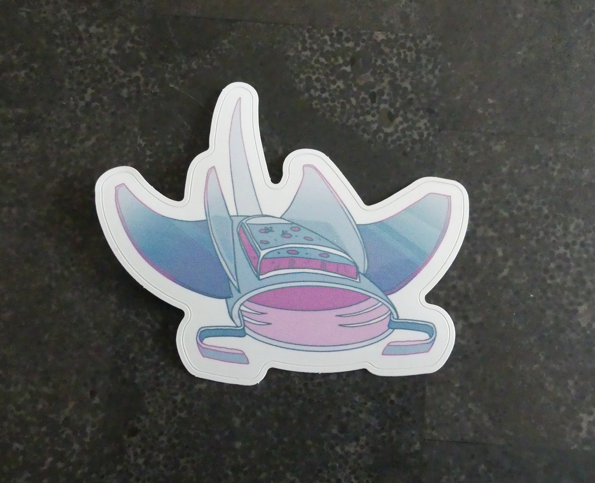 Pastel Manta vinyl sticker product image (2)