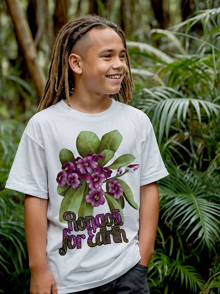 Rongoa for Earth - Karo Flower Decolonisation Aotearoa Tee product image (45)