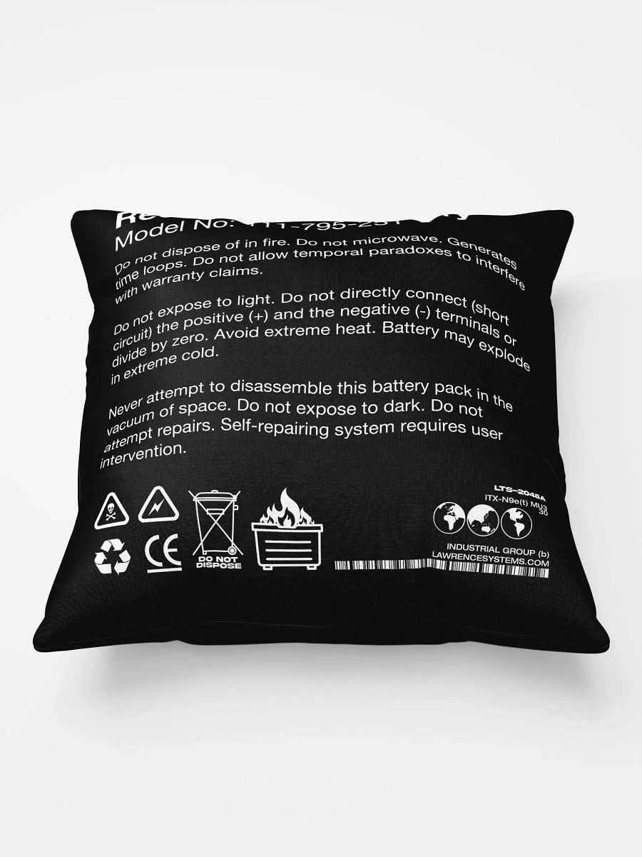 Warranty Voided - Throw Pillow product image (4)
