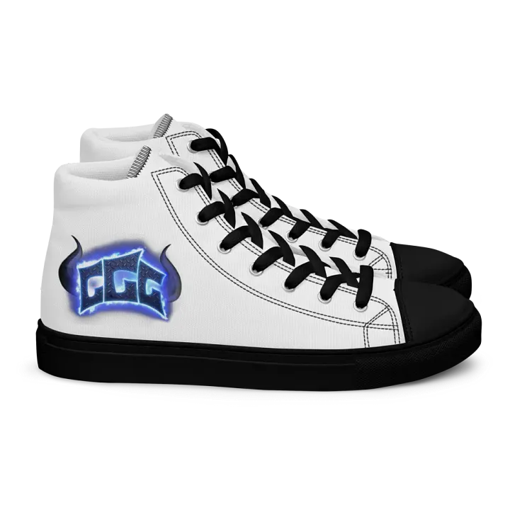 GGG Fire Logo Women's High Top Canvas Shoes product image (2)