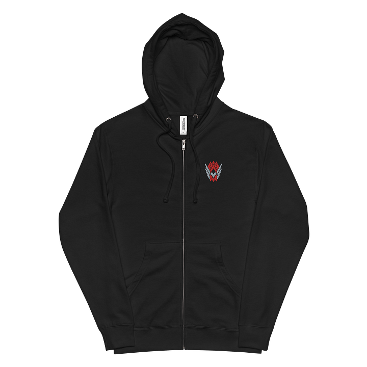 Embroidered And Print Fleece Zip Up ALLEGIANT Hoodie product image (1)