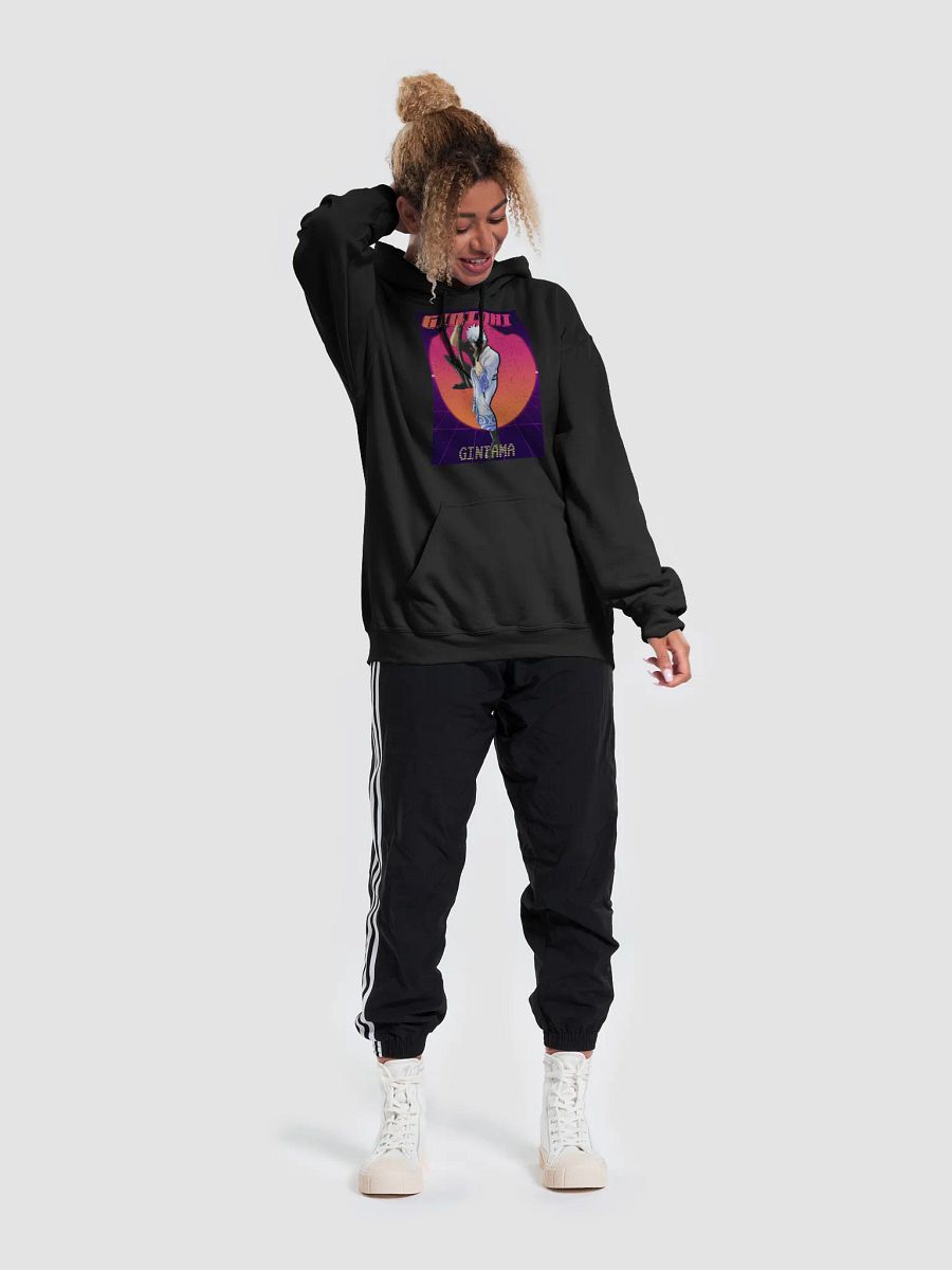 Gintama Gintoki Retro Sunset Sweatshirt – Gildan Midweight product image (3)