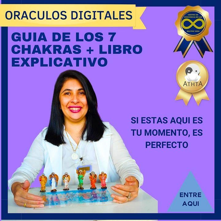 Cartas guía de los siete chacras + libro explicativo (para imprimir) product image (2)