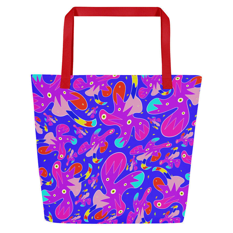 Vibrant Amoeba All-Over Tote product image (3)