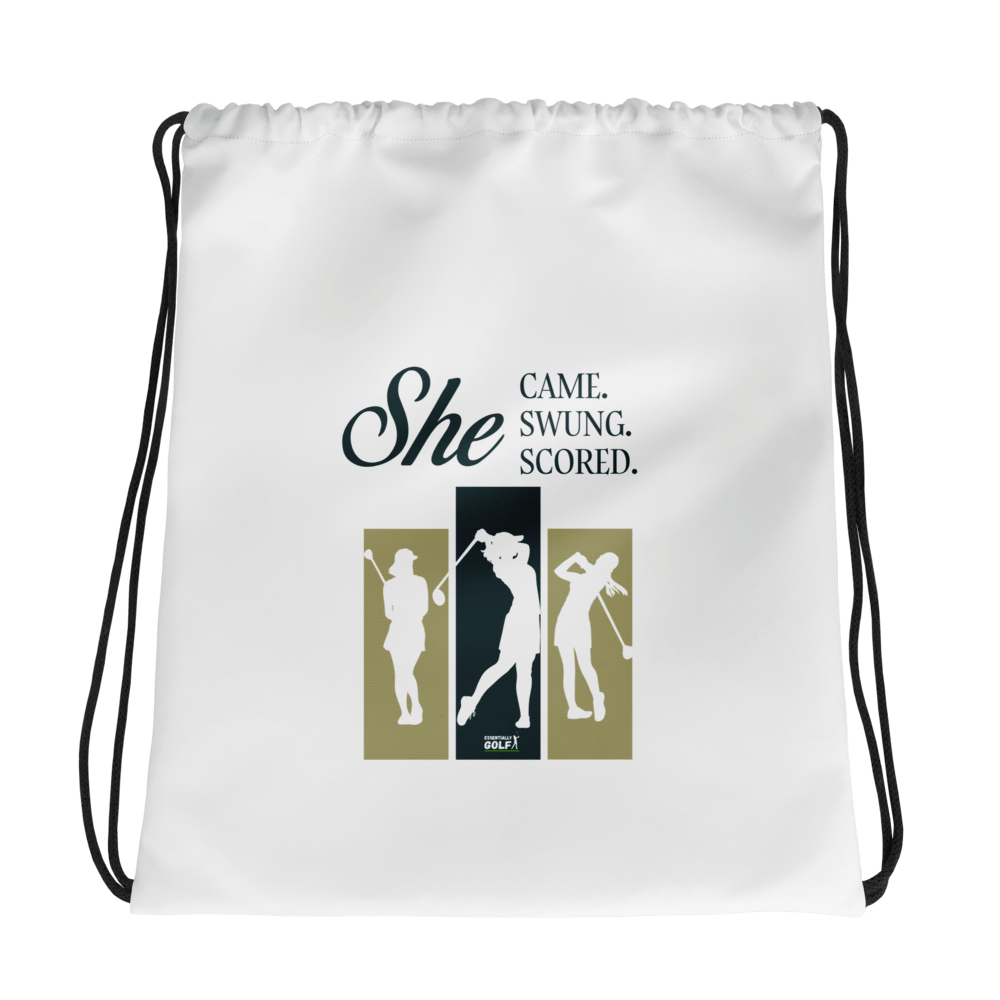 Golf Printed Drawstring Bag product image (1)
