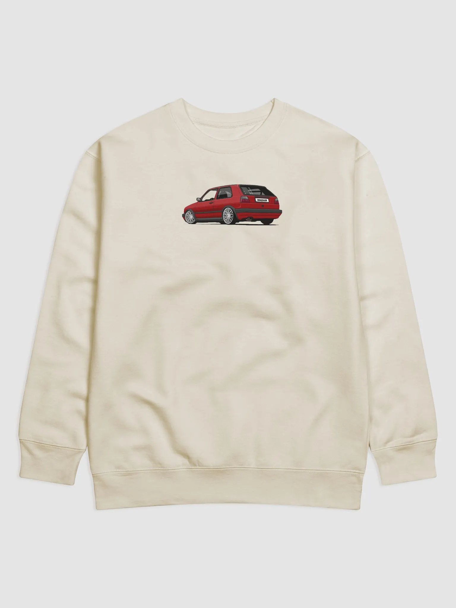 GTI Red Hatchback Illustration Premium Sweatshirt product image (3)