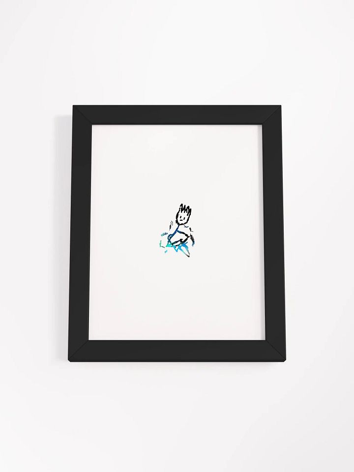 NEVER COMFORTABLE FRAMED POSTER - V.3 product image (1)