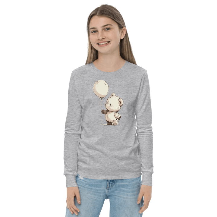 Ballooney Bear Youth Long Sleeve Tee product image (21)