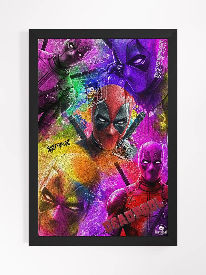 Limited Edition: Deadpool Poster - Unique Design By Twisted Darklight - Size: 12" x 18" product image (2)
