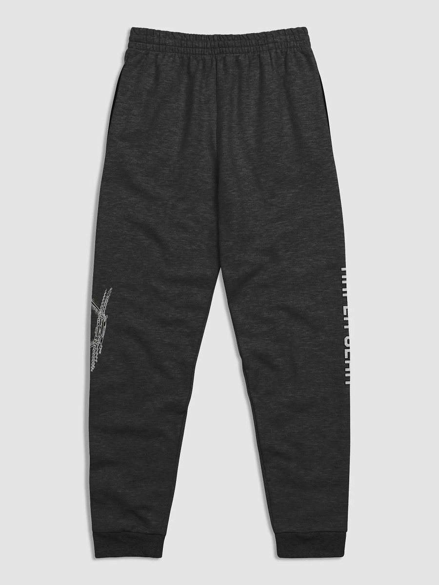 Unisex Joggers - White HApex Gear Black Logo product image (5)