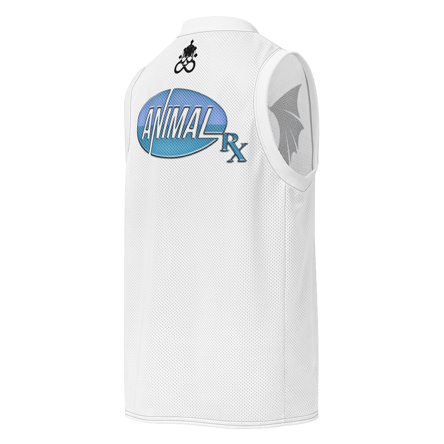 ANIMAL RX Basketball Jersey (White) product image (2)