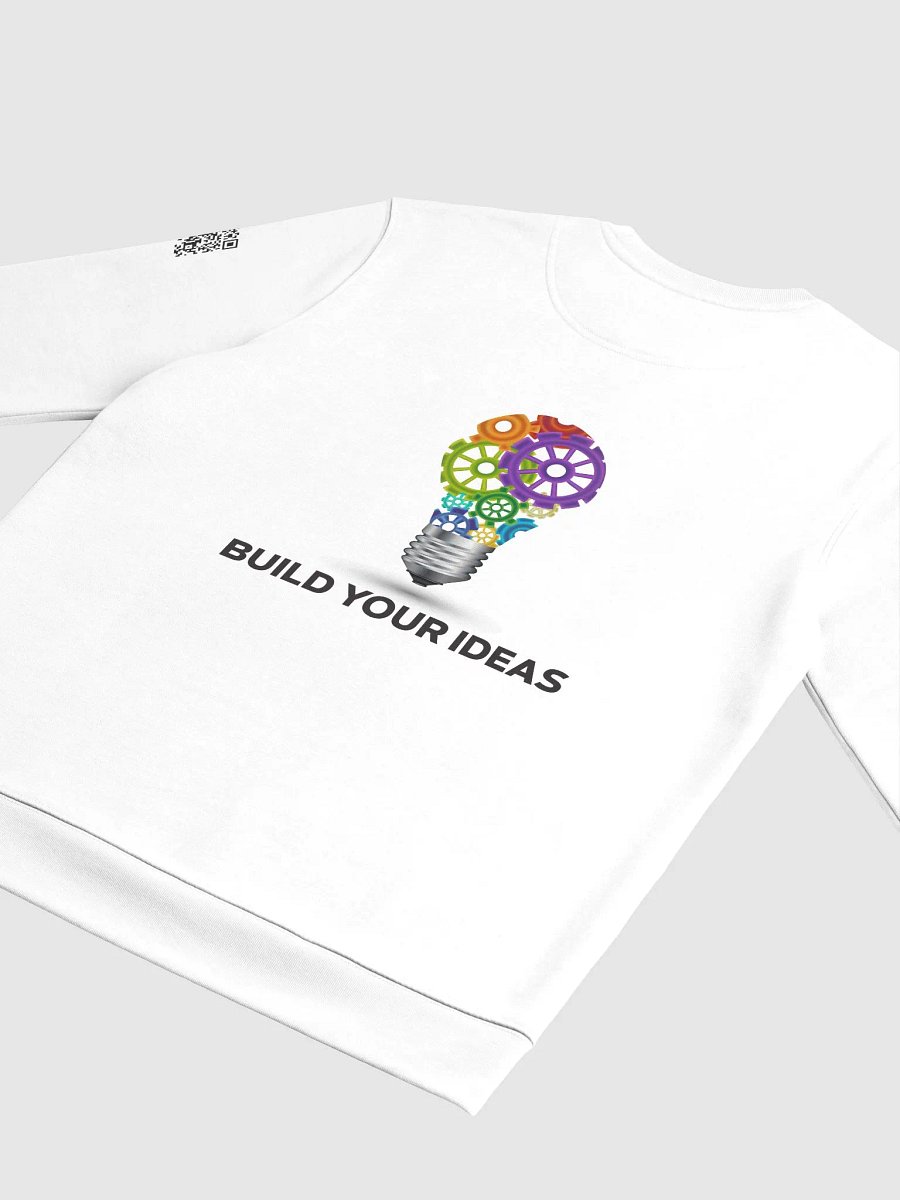 Build Your Ideas Crewneck Sweatshirt Crisp White product image (4)