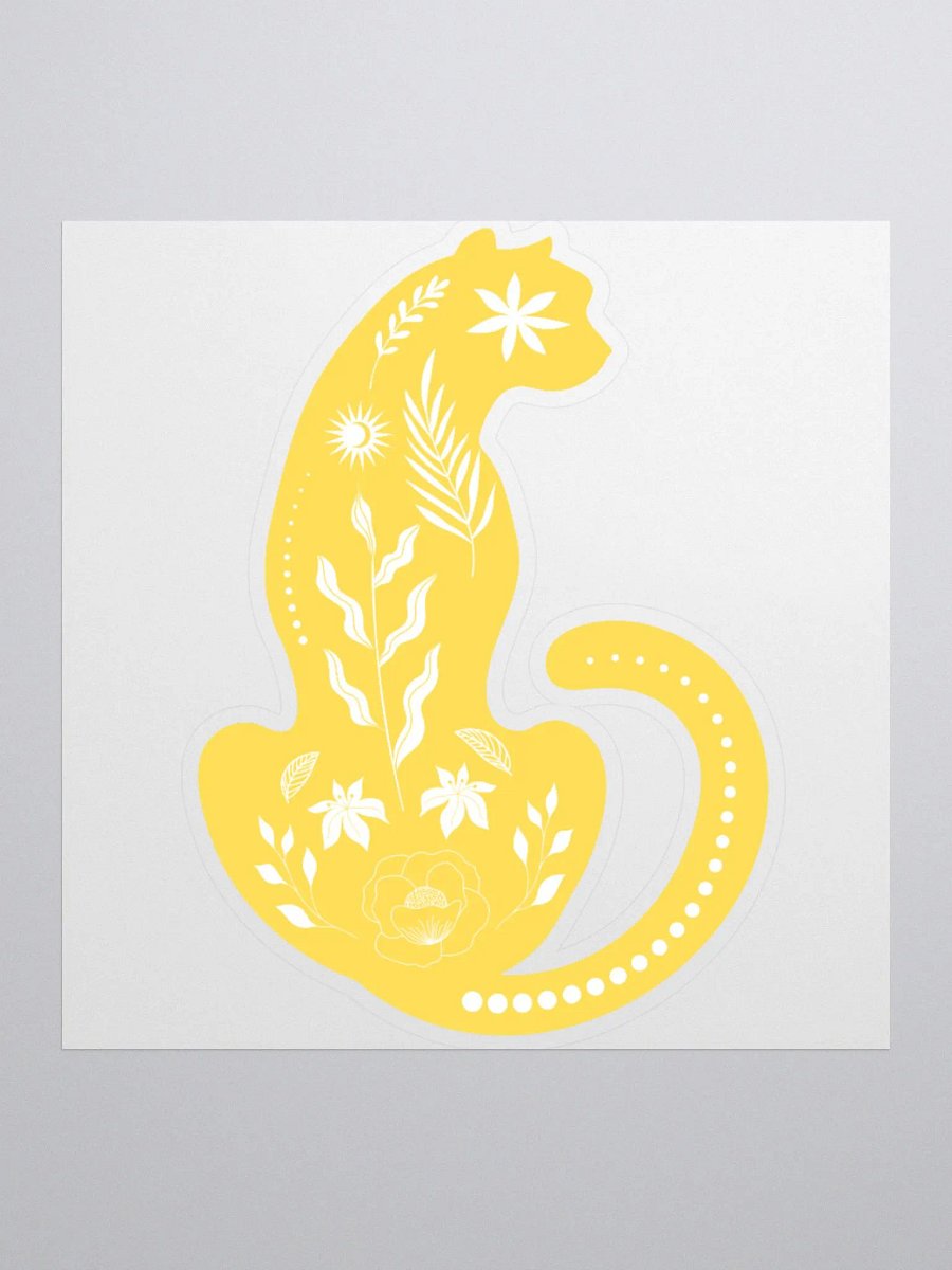 Yellow Panther Sticker product image (2)
