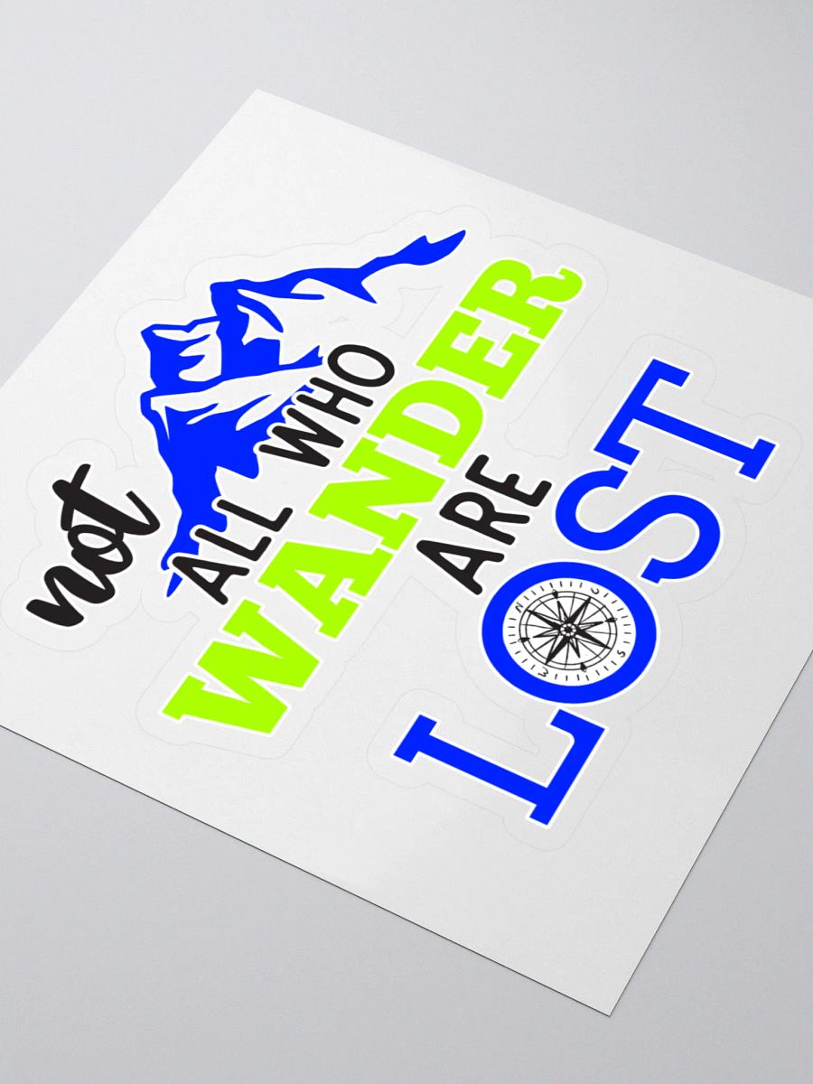 Not All Who Wander Are Lost v2 Kiss Cut Stickers product image (3)