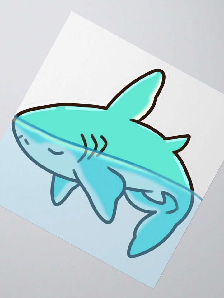 Shark Sleep Sticker product image (5)