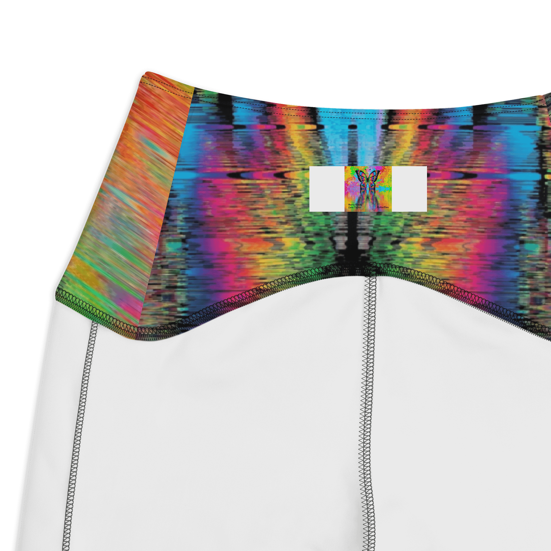 'Butterflies' Crossover Leggings with Pockets product image (3)