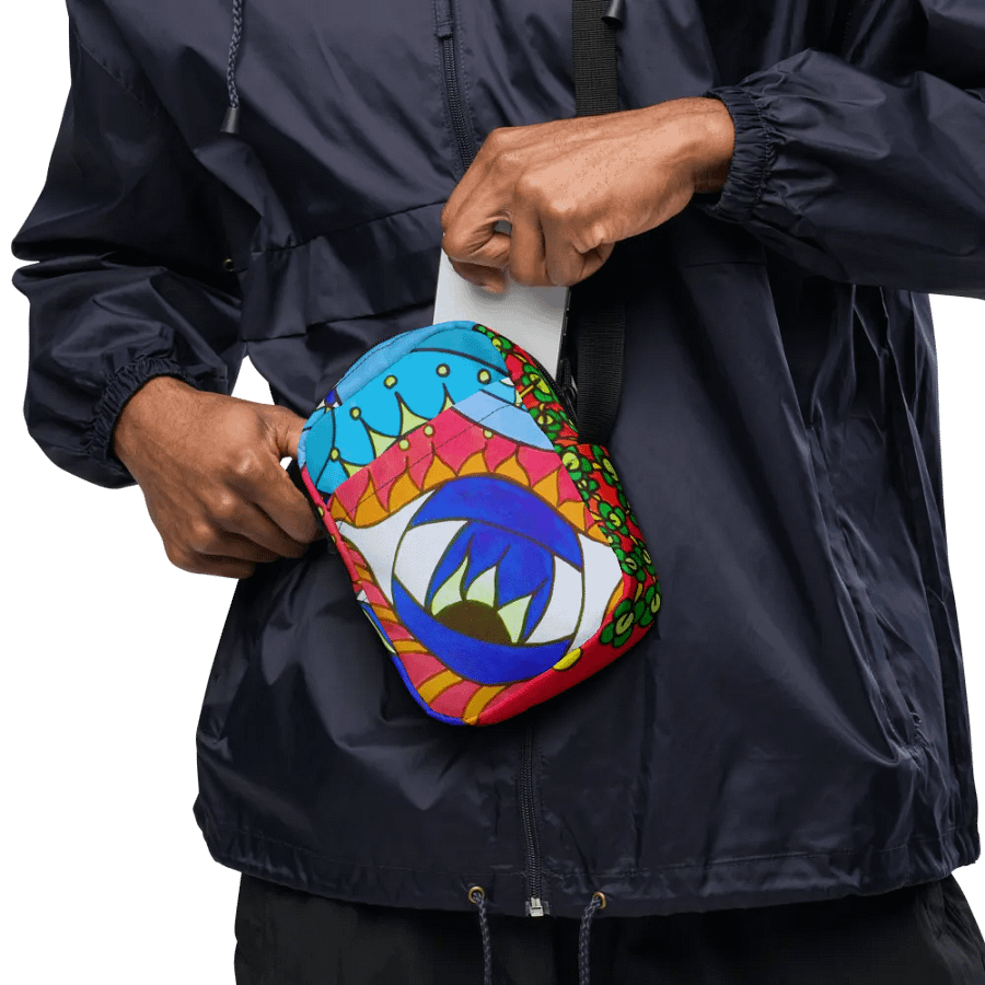 Psychedelic Dreamscape Crossbody Bag product image (11)