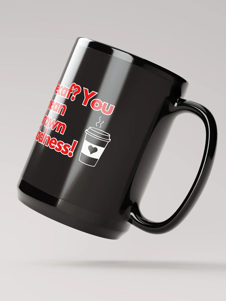 Cellar 8T Coffee - Brown Sadness - Gloss Black Mug product image (2)