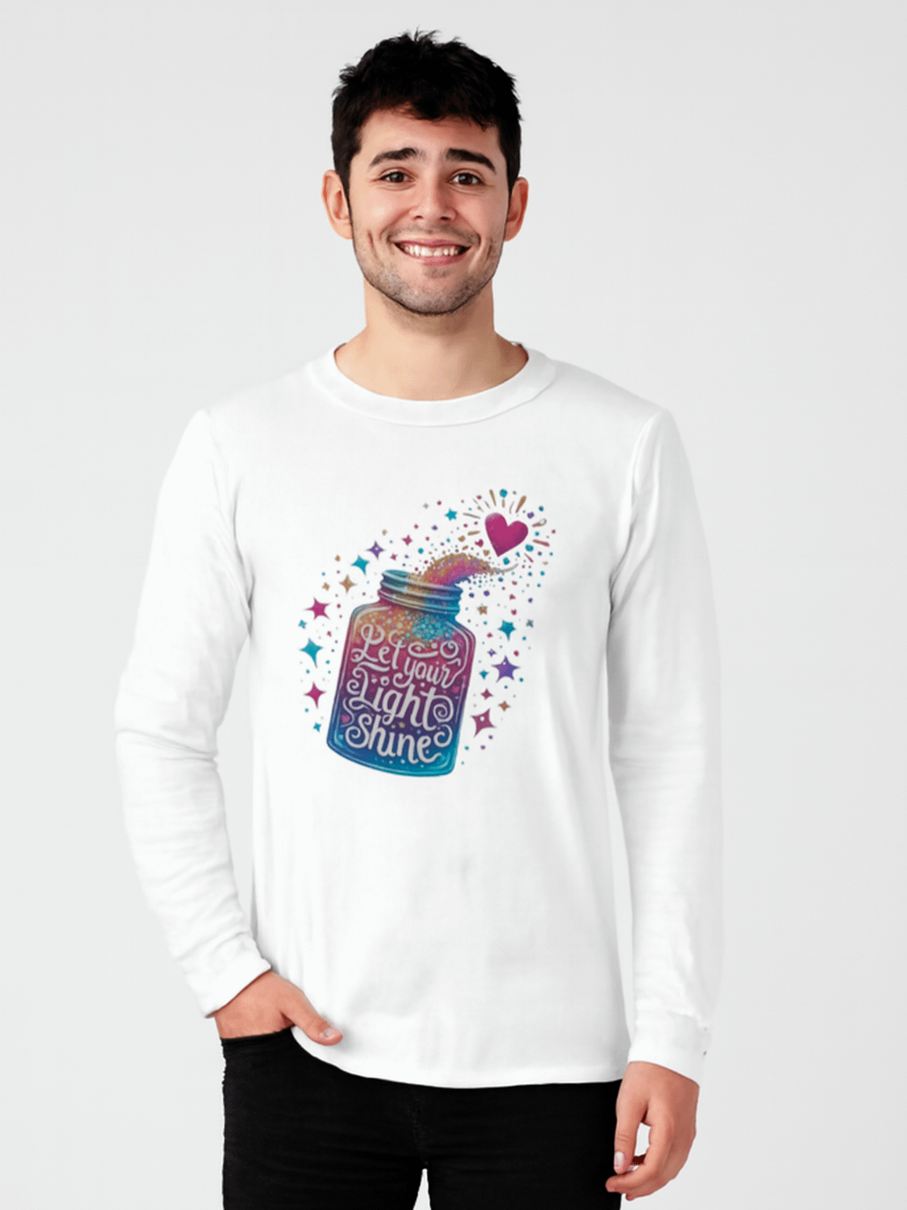 Radiant Light Jar Long Sleeve T-Shirt product image (1)