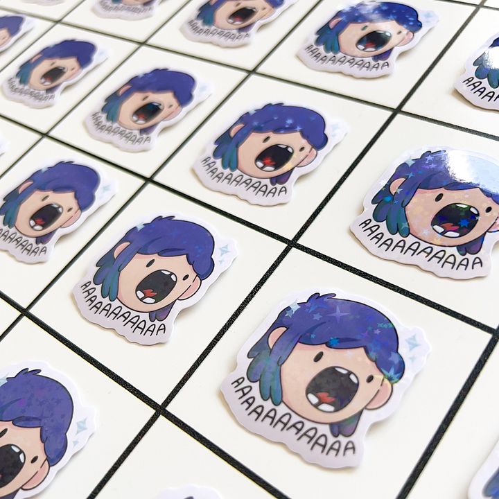 AAAAAAAA Sticker (holographic) product image (2)