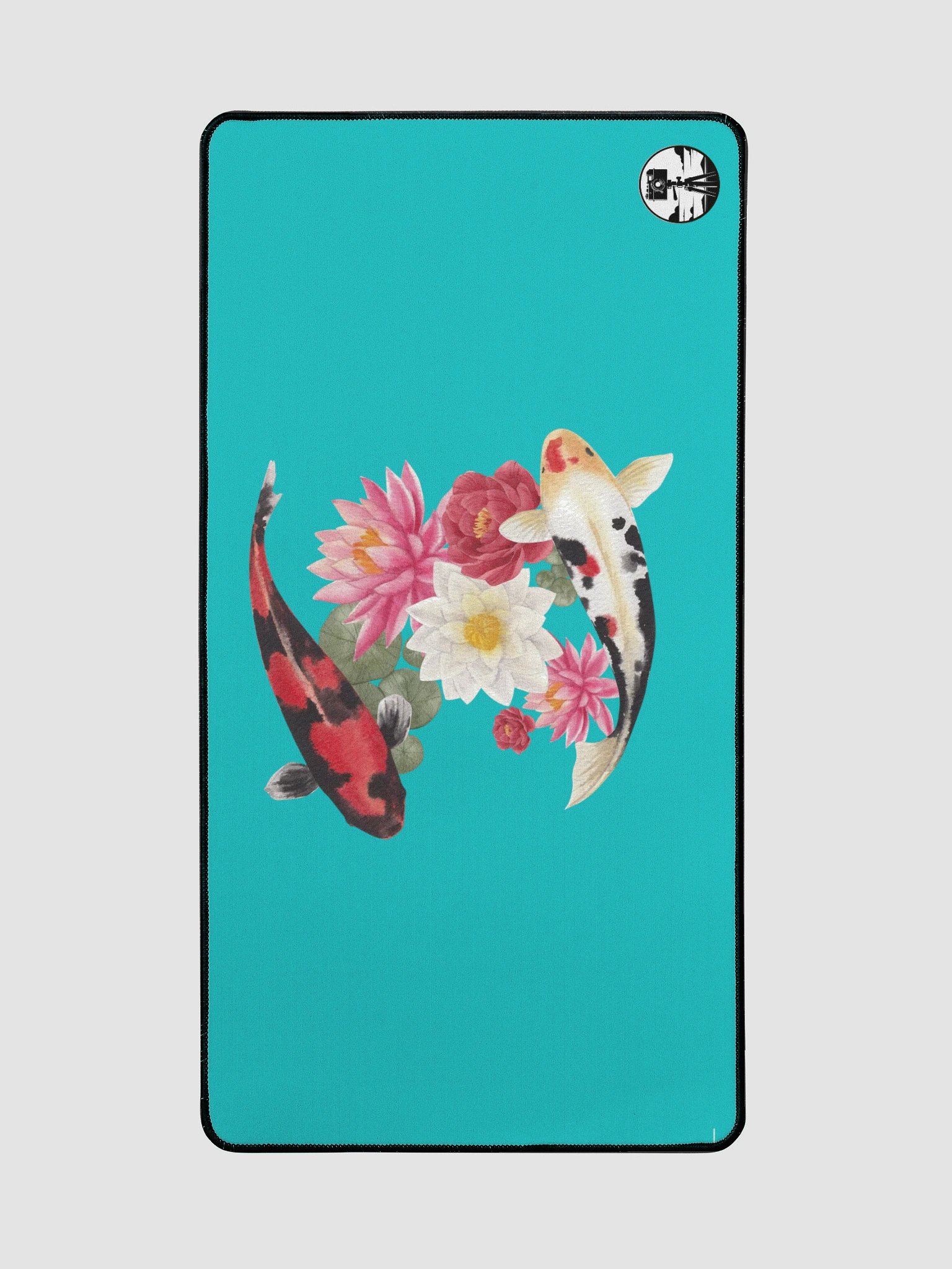 Japanese Koi w/ Petals Deskpad product image (2)