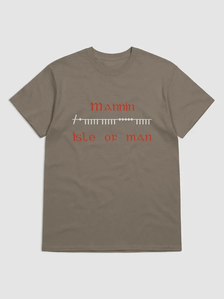 Isle of Man/Mannin Scholastic style Ogham printed T-shirt product image (7)