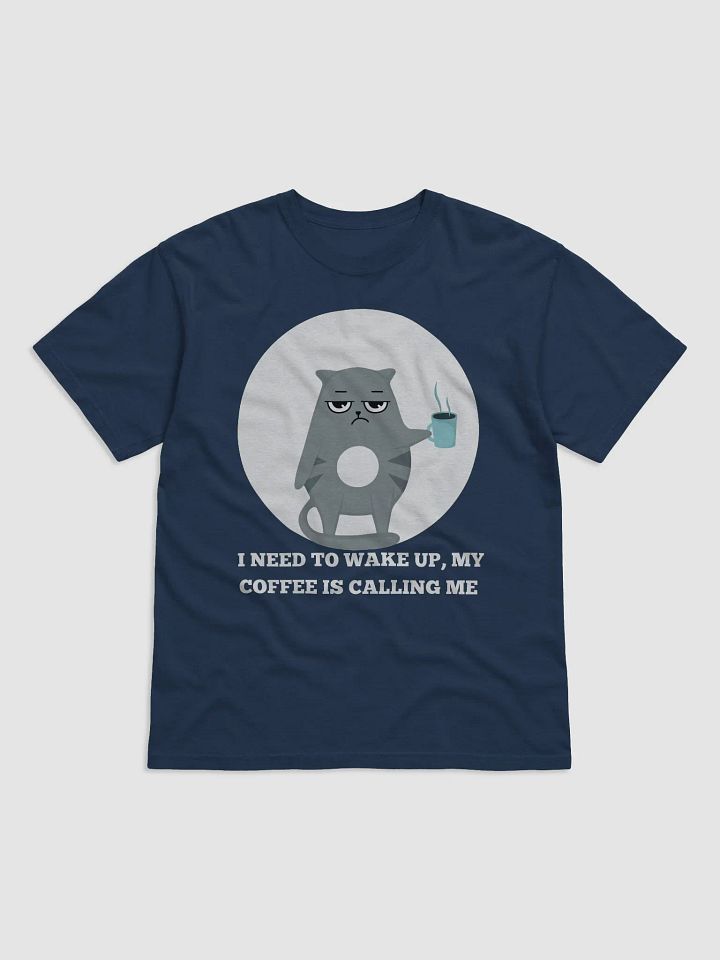 COFFEE IS CALLING ME T-SHIRT (WHITE) product image (74)
