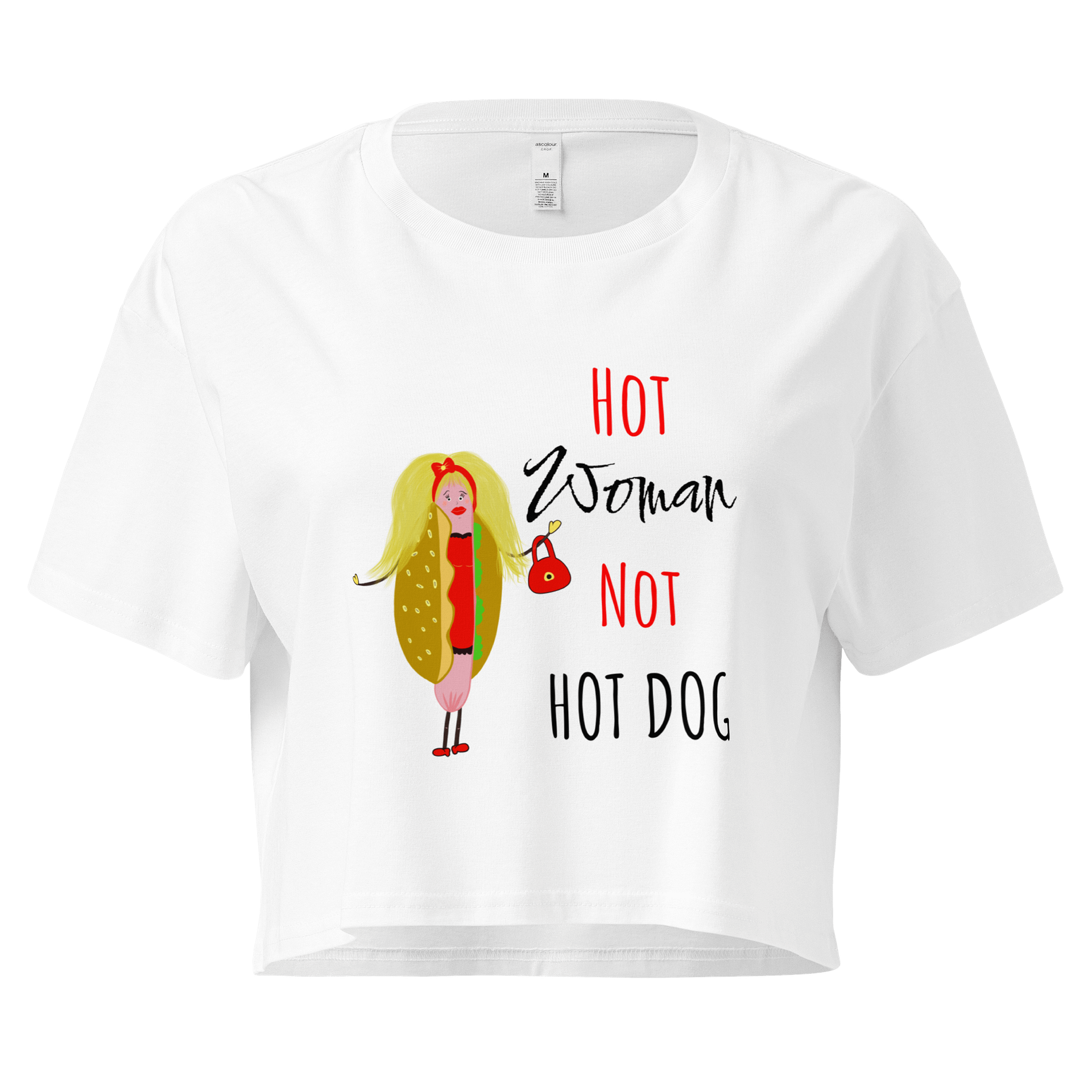 Hot Woman Not Hot Dog Crop Top product image (33)