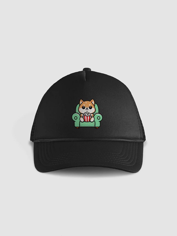Shiba Inu Popcorn Party Foam Trucker Hat product image (1)