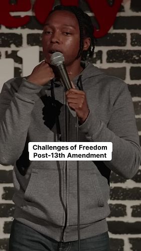 Reflecting on Juneteenth and the 13th Amendment The speaker in the video reflects on a spontaneous and emotional outburst, ac...