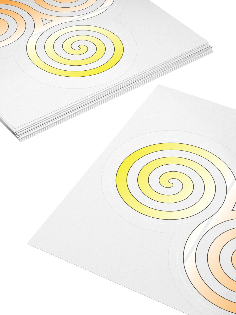 Maverique Pride Gradient Celtic Triskelion Sticker product image (10)