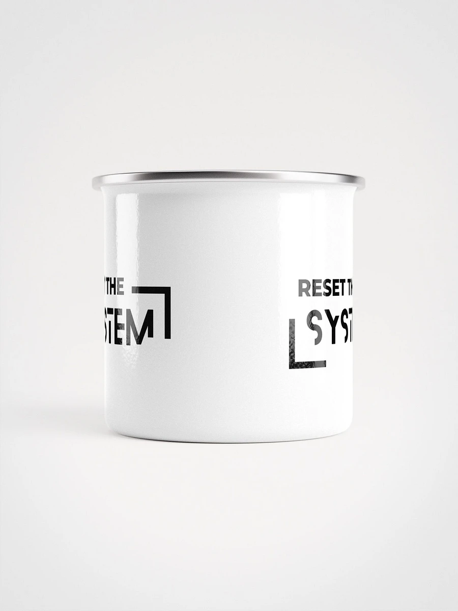 Enamel mug reset the system product image (5)