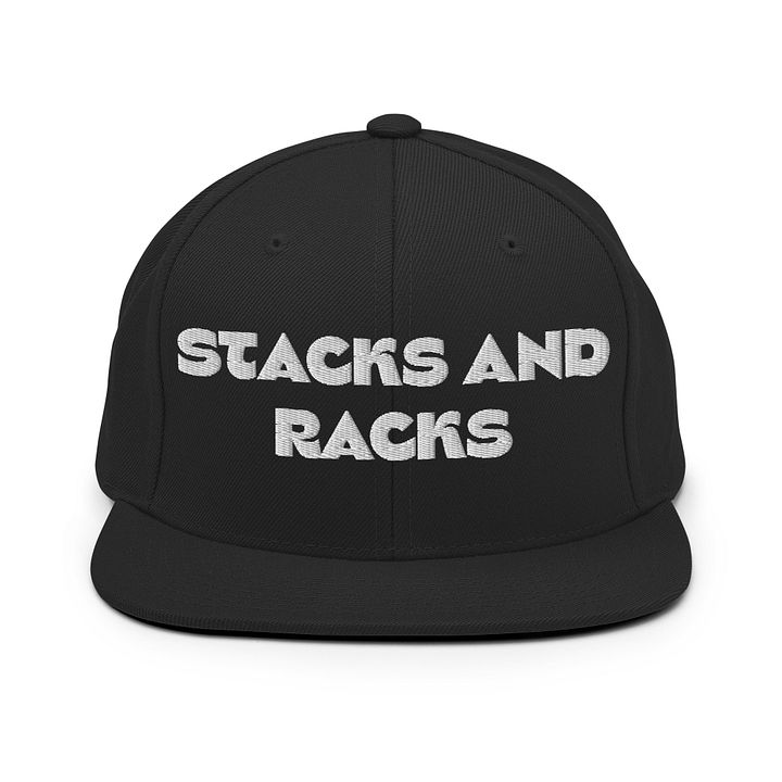 BK BETS STACKS & RACKS SNAP BACK HAT product image (1)